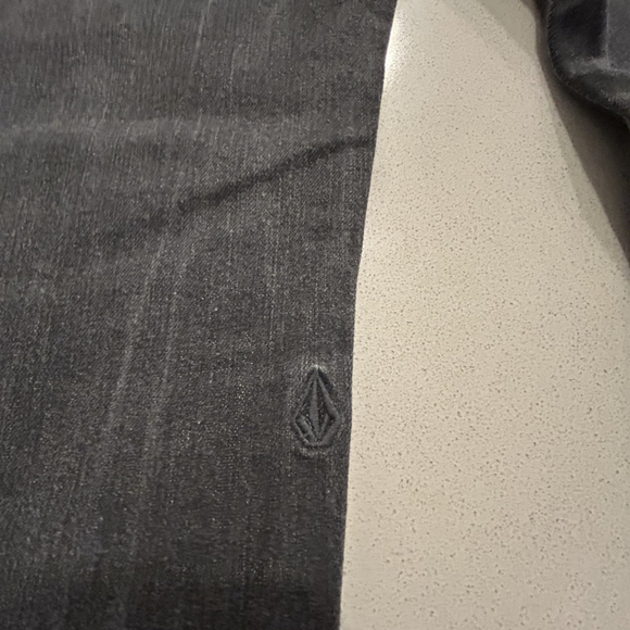 Volcom Boys Vorta Slim Straight Fit Denim Jeans - Gray Size 28 - Picture 9 of 14